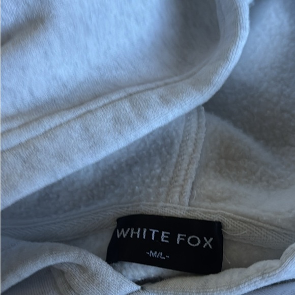 White Fox Boutique Light Gray Hoodie and Joggers Set - Picture 5 of 6